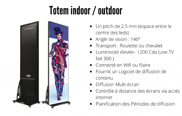 Totem LED Indoor & Outdoor