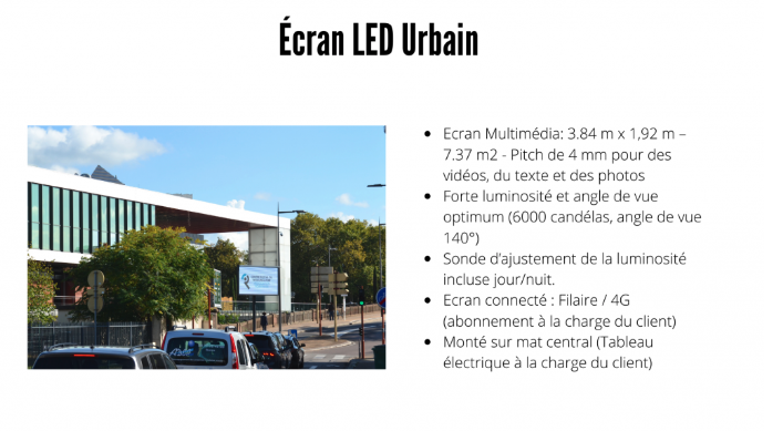 Écran LED urbain